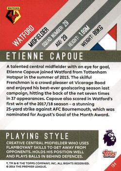 2017-18 Topps Premier Gold #134 Etienne Capoue Back