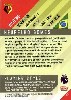 2017-18 Topps Premier Gold #168 Heurelho Gomes Back