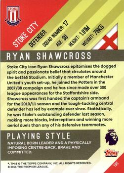 2017-18 Topps Premier Gold #195 Ryan Shawcross Back