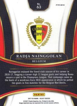 2017-18 Panini Select - Checkerboard #63 Radja Nainggolan Back