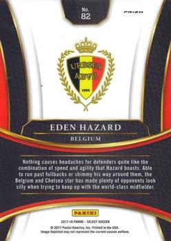 2017-18 Panini Select - Checkerboard #82 Eden Hazard Back