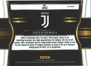 2017-18 Panini Select - Checkerboard #253 Paulo Dybala Back