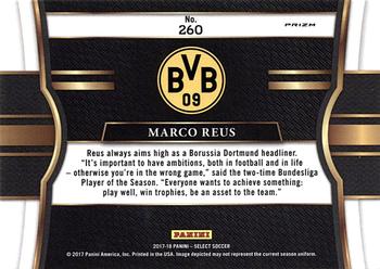 2017-18 Panini Select - Checkerboard #260 Marco Reus Back