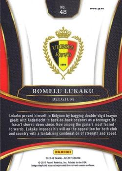 2017-18 Panini Select - Multi-Color #48 Romelu Lukaku Back