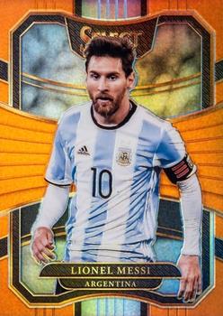 2017-18 Panini Select - Orange #76 Lionel Messi Front