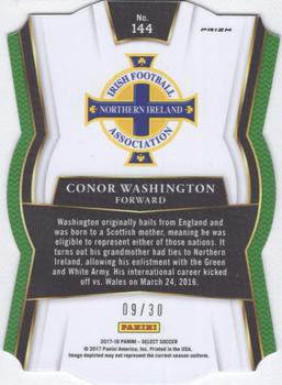 2017-18 Panini Select - Tie-Dye #144 Conor Washington Back