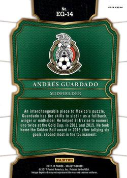 2017-18 Panini Select - Equalizers #EQ-14 Andres Guardado Back