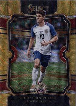 2017-18 Panini Select - Equalizers Gold #EQ-40 Christian Pulisic Front