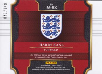 2017-18 Panini Select - Jersey Autographs #JA-HK Harry Kane Back