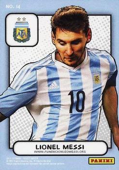 2017-18 Panini Select - Kaboom! #14 Lionel Messi Back