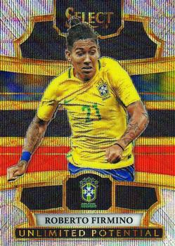 2017-18 Panini Select - Unlimited Potential #UP-2 Roberto Firmino Front