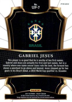 2017-18 Panini Select - Unlimited Potential #UP-7 Gabriel Jesus Back