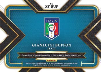2017-18 Panini Select - X Factor Memorabilia #XF-BUF Gianluigi Buffon Back