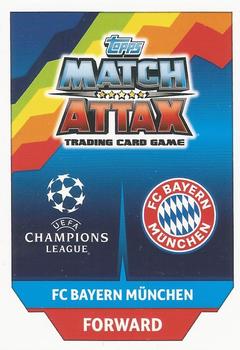 2017-18 Topps Match Attax UEFA Champions League - Limited Edition Gold #LE3G Robert Lewandowski Back