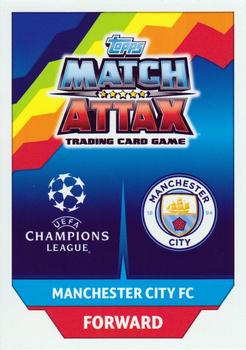 2017-18 Topps Match Attax UEFA Champions League - Limited Edition Gold #LE4G Gabriel Jesus Back