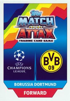 2017-18 Topps Match Attax UEFA Champions League - Limited Edition Gold #LE5G Marco Reus Back