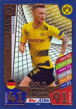 2017-18 Topps Match Attax UEFA Champions League - Limited Edition Gold #LE5G Marco Reus Front