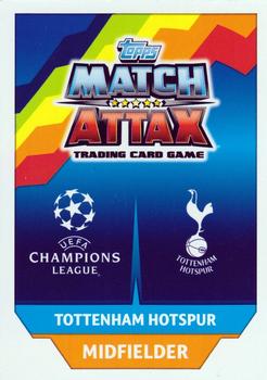2017-18 Topps Match Attax UEFA Champions League - Limited Edition Silver #LE2S Dele Alli Back