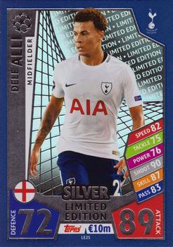 2017-18 Topps Match Attax UEFA Champions League - Limited Edition Silver #LE2S Dele Alli Front