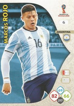 2018 Panini Adrenalyn XL FIFA World Cup 2018 Russia  #6 Marcos Rojo Front