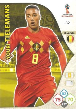 2018 Panini Adrenalyn XL FIFA World Cup 2018 Russia  #32 Youri Tielemans Front