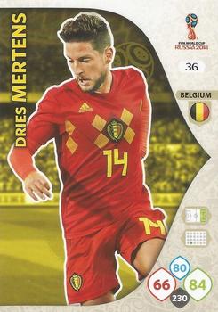2018 Panini Adrenalyn XL FIFA World Cup 2018 Russia  #36 Dries Mertens Front
