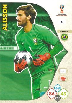 2018 Panini Adrenalyn XL FIFA World Cup 2018 Russia  #37 Alisson Front