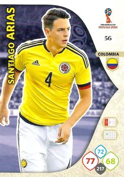 2018 Panini Adrenalyn XL FIFA World Cup 2018 Russia  #56 Santiago Arias Front