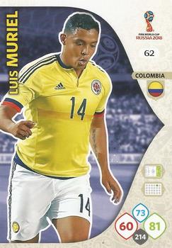 2018 Panini Adrenalyn XL FIFA World Cup 2018 Russia  #62 Luis Muriel Front