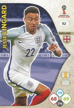 2018 Panini Adrenalyn XL FIFA World Cup 2018 Russia  #112 Jesse Lingard Front