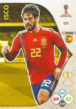2018 Panini Adrenalyn XL FIFA World Cup 2018 Russia  #125 Isco Front