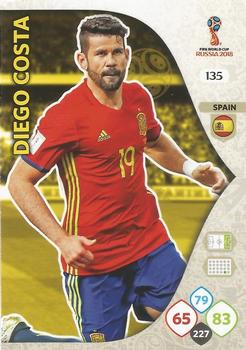 2018 Panini Adrenalyn XL FIFA World Cup 2018 Russia  #135 Diego Costa Front