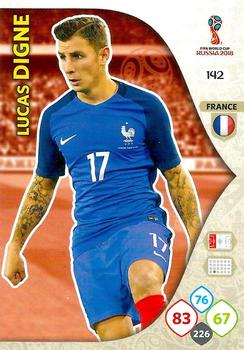 2018 Panini Adrenalyn XL FIFA World Cup 2018 Russia  #142 Lucas Digne Front