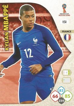 2018 Panini Adrenalyn XL FIFA World Cup 2018 Russia  #151 Kylian Mbappé Front