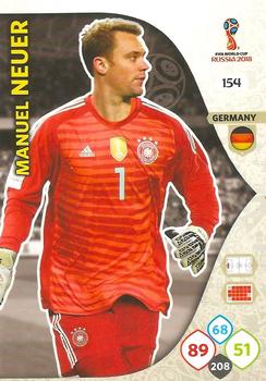 2018 Panini Adrenalyn XL FIFA World Cup 2018 Russia  #154 Manuel Neuer Front