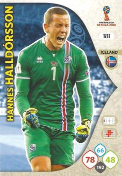 2018 Panini Adrenalyn XL FIFA World Cup 2018 Russia  #181 Hannes Halldórsson Front