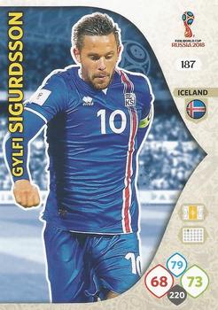 2018 Panini Adrenalyn XL FIFA World Cup 2018 Russia  #187 Gylfi Sigurdsson Front