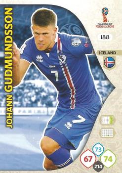 2018 Panini Adrenalyn XL FIFA World Cup 2018 Russia  #188 Johan Gudmundsson Front