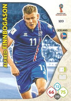 2018 Panini Adrenalyn XL FIFA World Cup 2018 Russia  #189 Alfred Finnbogason Front