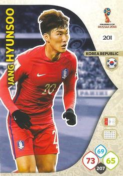 2018 Panini Adrenalyn XL FIFA World Cup 2018 Russia  #201 Jang Hyun-Soo Front