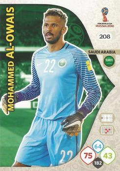 2018 Panini Adrenalyn XL FIFA World Cup 2018 Russia  #208 Mohammed Al-Owais Front
