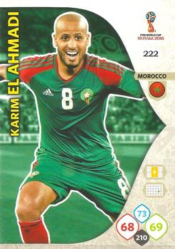 2018 Panini Adrenalyn XL FIFA World Cup 2018 Russia  #222 Karim El Ahmadi Front