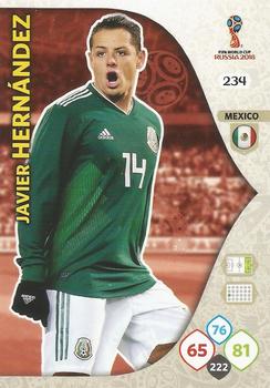 2018 Panini Adrenalyn XL FIFA World Cup 2018 Russia  #234 Javier Hernández Front