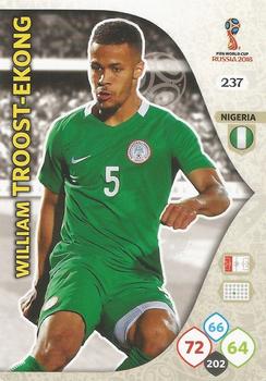 2018 Panini Adrenalyn XL FIFA World Cup 2018 Russia  #237 William Troost-Ekong Front