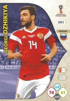 2018 Panini Adrenalyn XL FIFA World Cup 2018 Russia  #285 Georgi Dzhikiya Front
