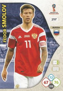 2018 Panini Adrenalyn XL FIFA World Cup 2018 Russia  #297 Fedor Smolov Front