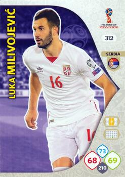 2018 Panini Adrenalyn XL FIFA World Cup 2018 Russia  #312 Luka Milivojevic Front