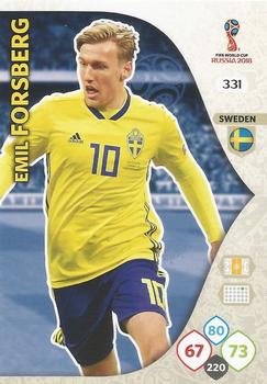 2018 Panini Adrenalyn XL FIFA World Cup 2018 Russia  #331 Emil Forsberg Front
