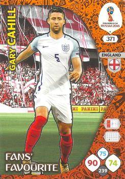 2018 Panini Adrenalyn XL FIFA World Cup 2018 Russia  #371 Gary Cahill Front