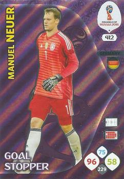 2018 Panini Adrenalyn XL FIFA World Cup 2018 Russia  #412 Manuel Neuer Front